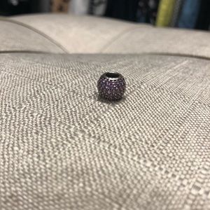 Purple Pave Pandora Charm